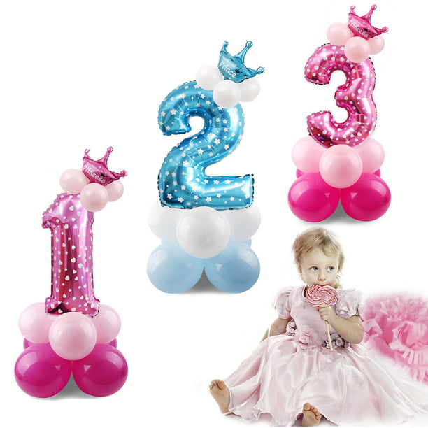 32'' 0-9 Number Foil Balloons Digit Helium Ballons Birthday Wedding Party Decor